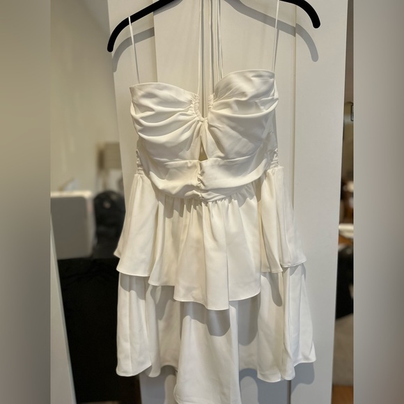 Amanda Uprichard x REVOLVE Shawnett Dress in Ivory - Large - Picture 2 of 4